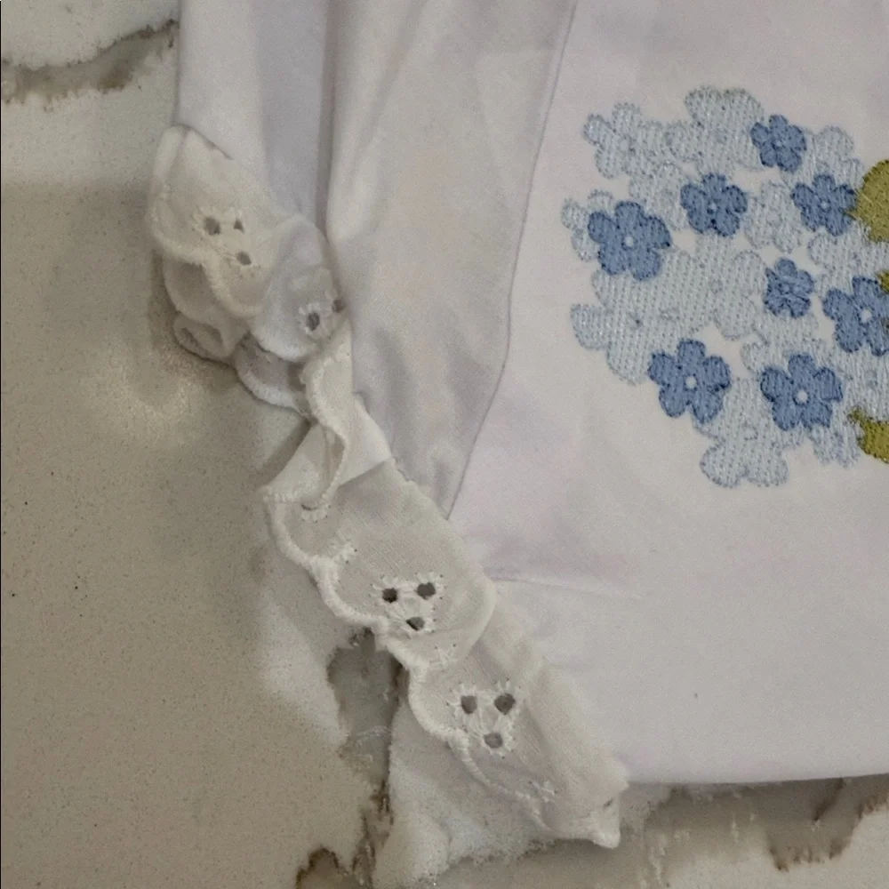 Hydrangea Embroidered Bloomers NWOT